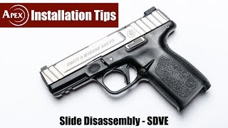 How To Disassemble The SDVE Slide [upl. by Nitsreik]