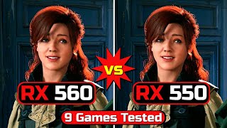 RX 550 vs RX 560  How Big Is The Difference [upl. by Nillok987]