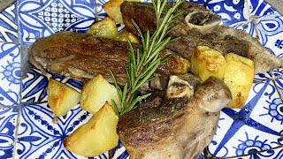 AGNELLO AL FORNO CON PATATE [upl. by Pirozzo127]