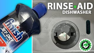 Dishwasher Rinse Aid  How to add rinse aid to a dishwasher [upl. by Ahsitniuq]