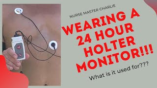 Wearing a 24 hour Holter Monitor [upl. by Nanis309]