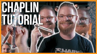 Spin a Balisong On Your FINGER  The Chaplin Beginner Tricks [upl. by Akemak]