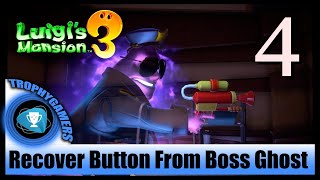 Luigis Mansion 3 – Floor 3  Recover the button from the Boss Ghost  Walkthrough Part 4 [upl. by Ariaj369]