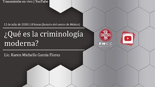 Criminología  ¿Qué es la criminología moderna  Karen Michelle García Flores [upl. by Berkin]