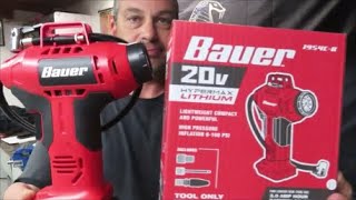 Harbor Freights Bauer Cordless Tire Inflator TestReview [upl. by Adna]