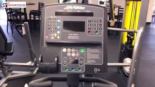 The Lifefitness 95 Commercial Remanufactured Integrity Recumbent Bike [upl. by Isadora917]