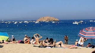 Tossa de Mar Beach Catalonia Spain June 2018 [upl. by Odracer511]