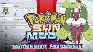 Tsareena Moveset Guide How to use Tsareena Pokemon Sun and Moon w PokeaimMD [upl. by Cheria]