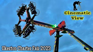 Ilkeston Charter Fair 2023  CINEMATIC VIEW [upl. by Nagah734]