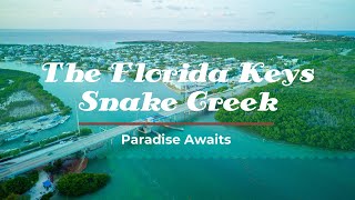 Fly through Snake Creek Bridge Islamorada in The Florida Keys [upl. by Adnilev]