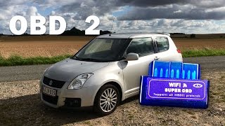 Suzuki Swift Sport OBD2 location install  torque [upl. by Archy622]