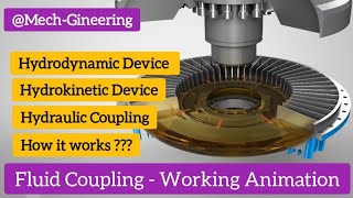 Fluid Coupling Working Animation  Hydraulic Couplingviral technology mechanicalcementindustry [upl. by Christa]