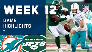 Dolphins vs Jets Week 12 Highlights  NFL 2020 [upl. by Longawa429]