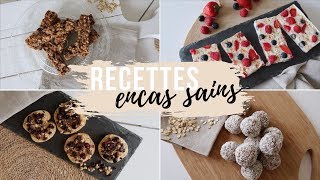 4 recettes rapides dencas sains [upl. by Carlota446]