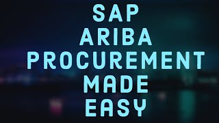 sap Ariba Online Training Video Sessions  Sap Ariba Procure To Pay Process Flow Official Video [upl. by Nnahs]