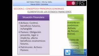 NIIF para PYMEs Seccion 1 y 2 [upl. by Eimas67]