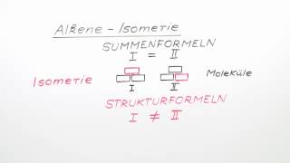 Isomerie von Alkenen  Chemie  Organische Chemie [upl. by Laurita17]