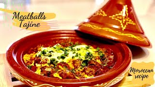 How to make meatballs Tagine Original Moroccan recipe of Kefta Tagine with tomato sauce [upl. by Kei]