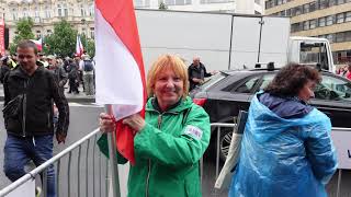 STŘÍPKY Z DEMONSTRACE ZA MÍRPraha 162024 [upl. by Nalo239]