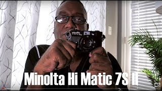 Minolta Hi Matic 7S II  STELLAR Optics in This quotLeicaishquot Compact 35mm Rangefinder Camera [upl. by Eilatan]