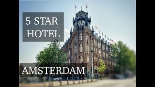 5 Star Luxury Hotel in Amsterdam  Grand Hotel Amrath Room Tour Review [upl. by Brantley]