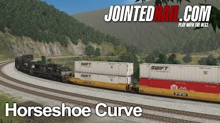 Trainz Horseshoe Curve  NS Intermodal [upl. by Aneroc]