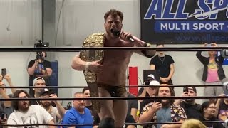 MJF WRESTLES AT CREATE A PRO [upl. by Ynahirb]