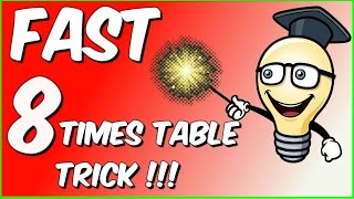 Fast 8 times table trick [upl. by Wernsman309]