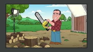 Family Guy  quotChain Saw Elbowquot with Tommy Lee Jones [upl. by Resarf]