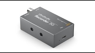 New Blackmagic Design Ultrastudio Recorder 3G  ZoomOBSvMix Ingest [upl. by Swainson84]