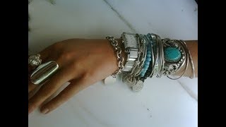 How to layer and stack bracelets [upl. by Saduj308]