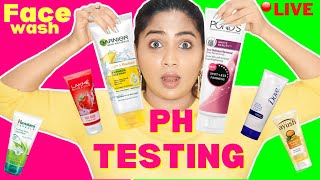 Testing All Facewash pH Value🤫Facewash that fails pH Test😣Best To Worst Facewash in IndiaPolKhol [upl. by Ettenan630]