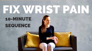 Wrist Pain Exercises  10 min Stretch and Strengthen Relief [upl. by Atinauq927]