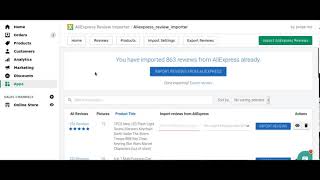 How to import reviews for multiple products in AliExpress Review Importer [upl. by Lindo813]