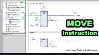 Move Instruction in Siemens PLC Programming  Full Course [upl. by Riek]