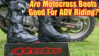 Alpinestars Tech 3First ImpressionWhy Choose Motocross Boots For ADV Riding [upl. by Rubenstein]