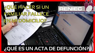 ⭕ ¿QUE ES UN ACTA DE DEFUNCIÓN Y PARA QUE SIRVE [upl. by Eradis]