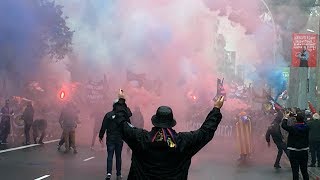 Boixos Nois en acción antes del BarçaMadrid [upl. by Gawain768]