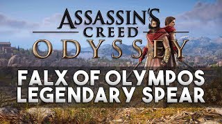 Assassins Creed Odyssey  Falx of Olympos Location Legendary Spear [upl. by Eatnoed]