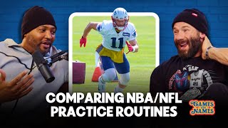 Julian Edelman and Robert Horry Compare Practice Routines in the NFL and NBA [upl. by Dennet405]