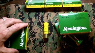 Remington 20 Gauge 2 34quot 3 Buckshot [upl. by Storz]