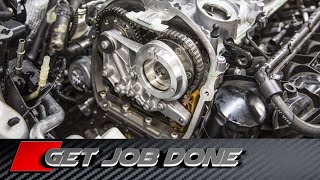 How To Replace TIMING CHAIN KIT on VW Audi EA888 20 tfsi tsi Video Tutorial [upl. by Miki553]