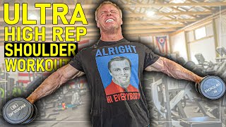 Ultra High Rep shoulder Workout with John Meadows [upl. by Knox]