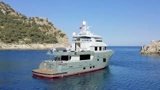 BERING 77 STEEL EXPLORER YACHT [upl. by Ekle50]