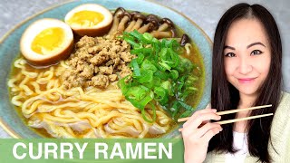 REZEPT Curry Ramen  Japanische Nudelsuppe selber kochen  mit original Sapporo Ramen Nudeln [upl. by Sotos290]