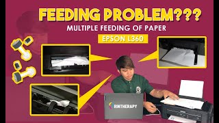 HOW TO FIX FEEDING PROBLEM OF EPSON L360 [upl. by Aianat]