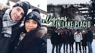 LAKE PLACID WEEKEND GETAWAY WFRIENDS VLOGMAS 1618  Stephanie Ledda [upl. by Daley]