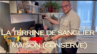 Recette de terrine de sanglier conserve maison [upl. by Cath593]