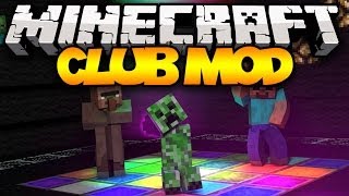 Minecraft CLUB MOD Dance Floors Disco Balls amp Music  Mod Showcase [upl. by Aletse]