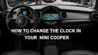 How to Change Your MINI Clock  Step by Step Guide to Changing the Clock in your MINI Cooper [upl. by Viki]